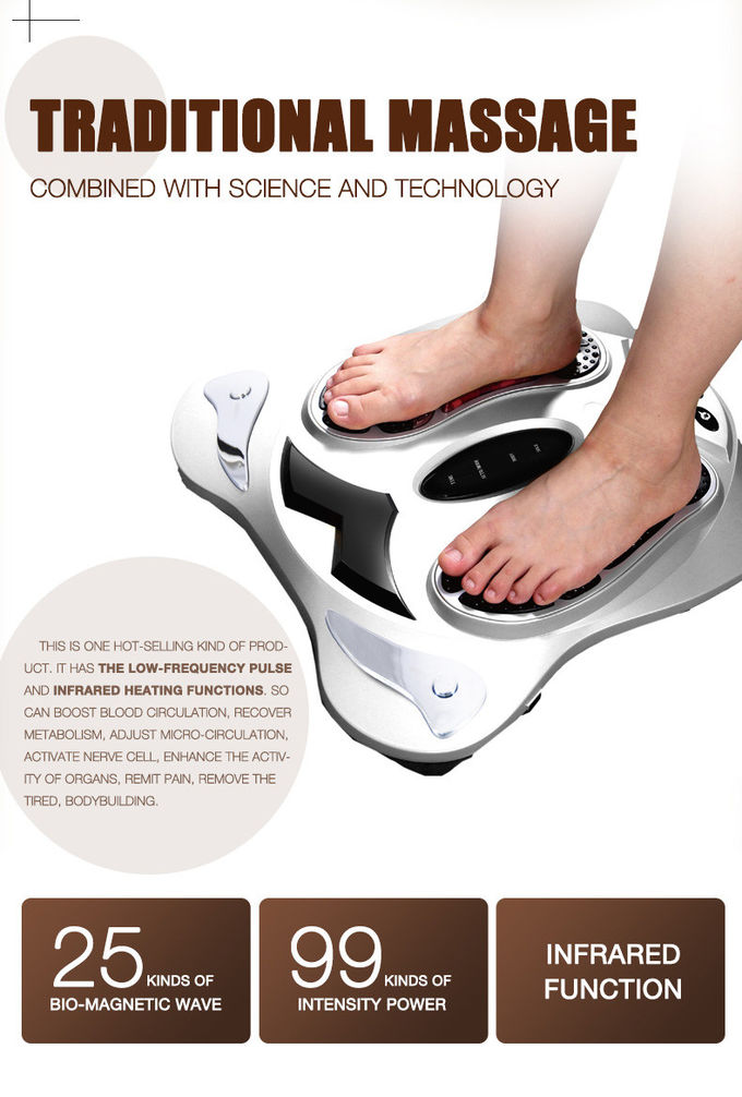 Pelangsing Tubuh Shiatsu Foot Massager Meningkatkan Sirkulasi Darah Memulihkan Metabolisme