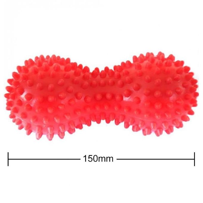 Bentuk kacang Shiatsu Pijat Kaki Yoga Bola Kebugaran PVC Bahan Ukuran 150 * 70 * 70 Mm